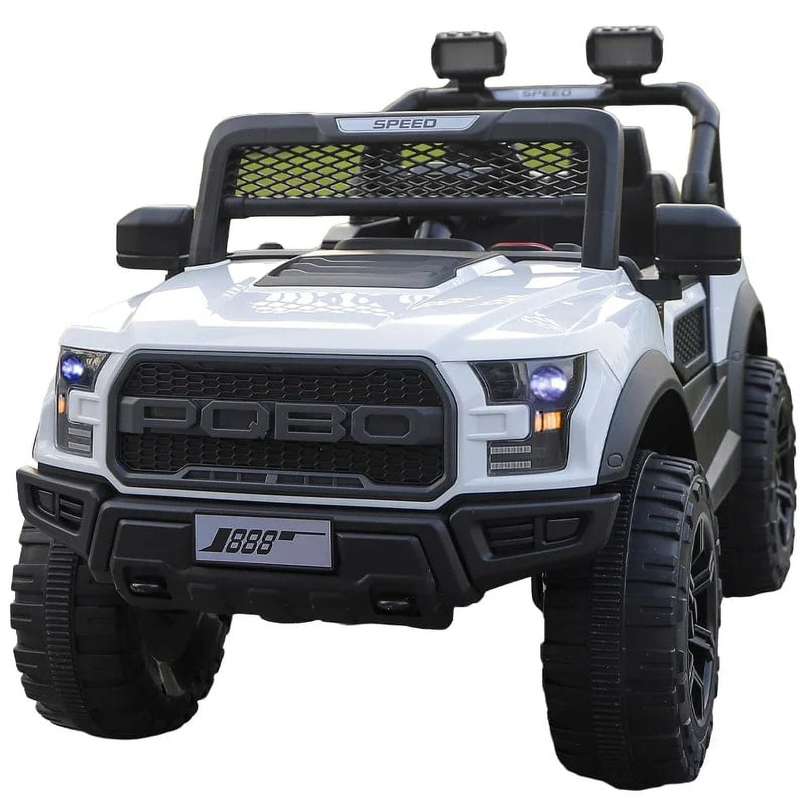 Abmtoys - Auto A Batería 12v 4x4 (5 Motores) Blanco