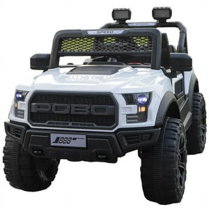 Abmtoys - Auto A Batería 12V 4X4 (5 Motores) Blanco