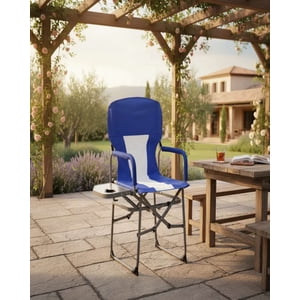 Imac Hogar - Silla Plegable De Playa Camping Picnic Porta Vasos Portátil