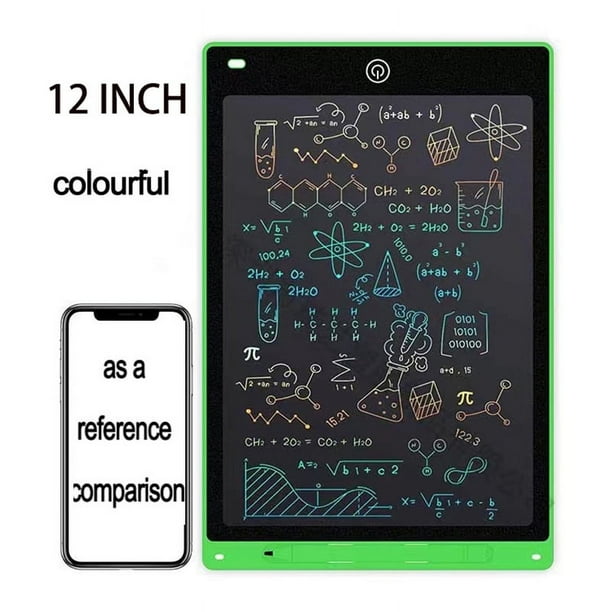 12Inch LCD Writing Tablet Electronic Digital Writing Colorful Screen Doodle Board Handwriting Paper Drawing Tablet Gift For Kids And Adults At Home School And Office