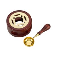 Bothyi - Herramienta De Horno De Sellado De Crisol Para Sellos De Fusión Sello De Sellado De Cuentas Marrón
