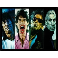 Genérico - Cuadro Decorativo The Rolling Stones Medidas 30X40 Cm