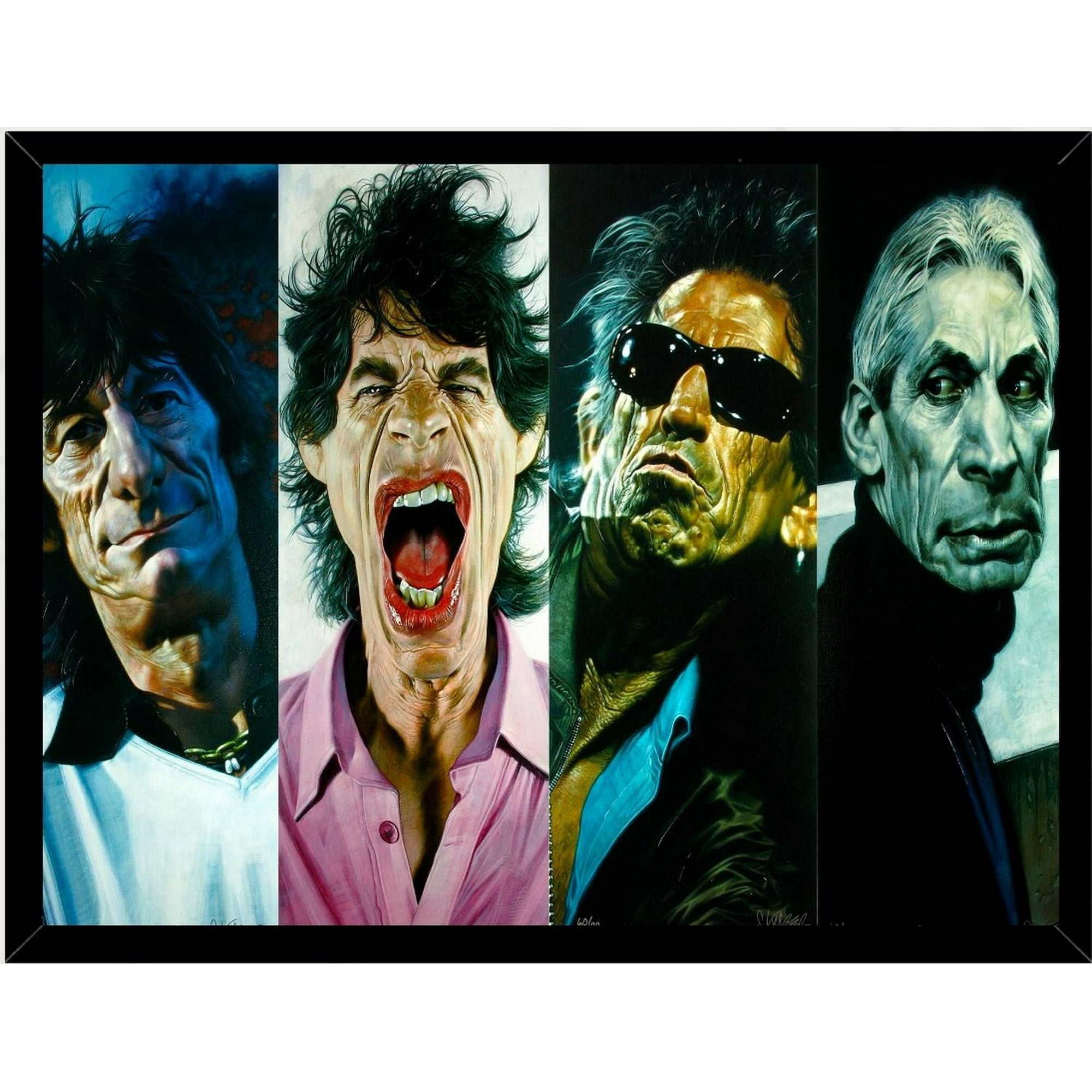 Genérico - Cuadro Decorativo The Rolling Stones Medidas 30x40 Cm