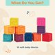 thumbnail image 5 of Juguetes para apilar y construir B. toys Baby Blocks a partir de 6 meses, 5 of 9