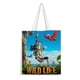 thumbnail image 1 of The Wild Life Bolso de tela con estampado de lienzo para mujer, bolsa de compras reutilizable y estética, con cremallera interior, regalo para mujer,40*40cm., 1 of 6