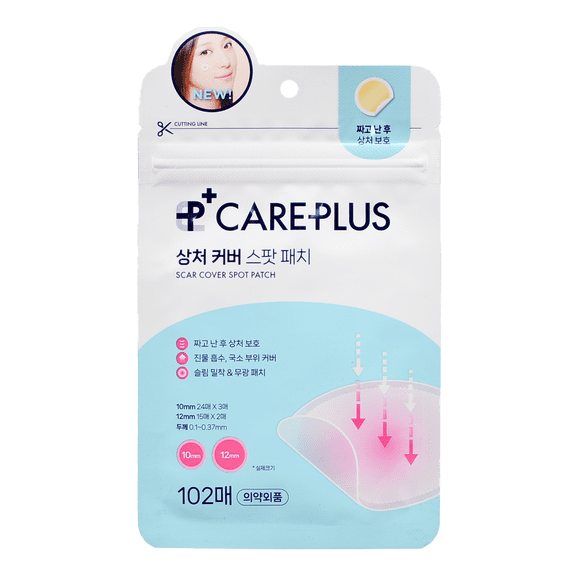 Parche para cubrir cicatrices, Olive Young Care Plus, 102 unidades