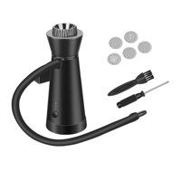 Ioensy - Kits De Infusor De Humo Para Interiores, Humo Frío Para Alimentos, Barbacoa, Cocina, Exterior, Interior, Negro