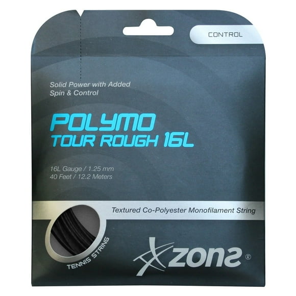 Cuerda Zons Polymo Tour Rough Negro 1.30 - 12m