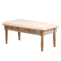 Magideal - Escritorio En Miniatura 1:12 Con Cajón, Muebles Para Casa De , Juguetes, Accesorio De De , Simulación De Dormitorio, Decoración Sin