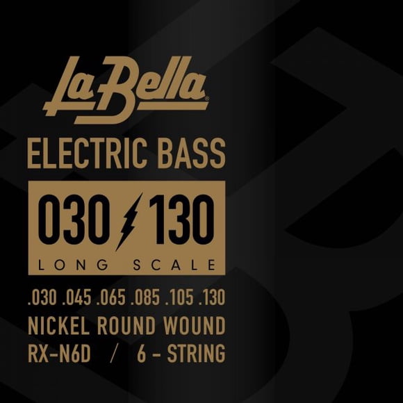 Set de 6 Cuerdas Bajo Eléctrico Labella 0.30-1.30 Rx-N6d