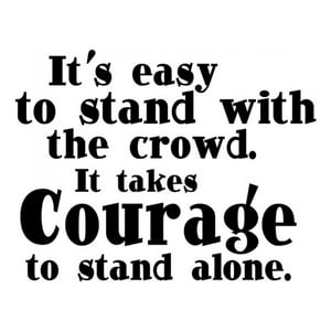 Rienda Libre Graphics - Decomural Courage Inspirational Ws-17699