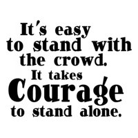 Rienda Libre Graphics - Decomural Courage Inspirational Ws-17699