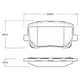 thumbnail image 1 of Pastillas Freno para auto POSIQUIET 104.17660, 1 of 4