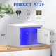 thumbnail image 4 of Caja fuerte SamYerSafe con teclado digital y luz sensor, blanca, 4 of 7
