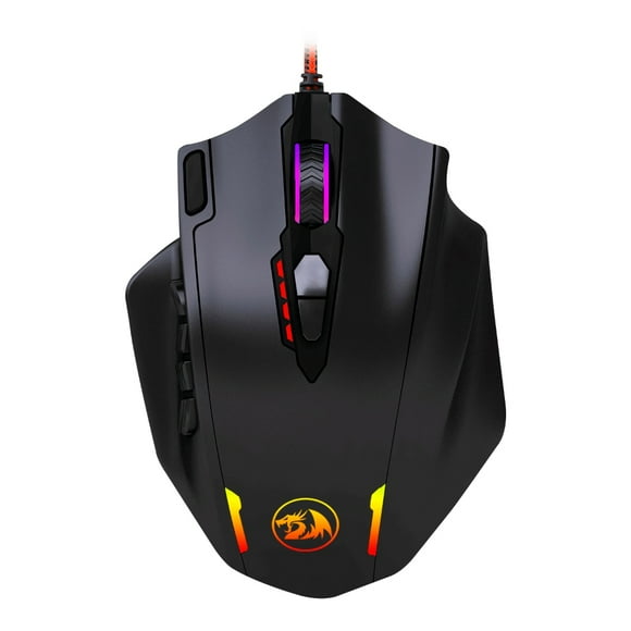Mouse Gamer Redragon Impact M908 RGB 18 botones 12400 dpi