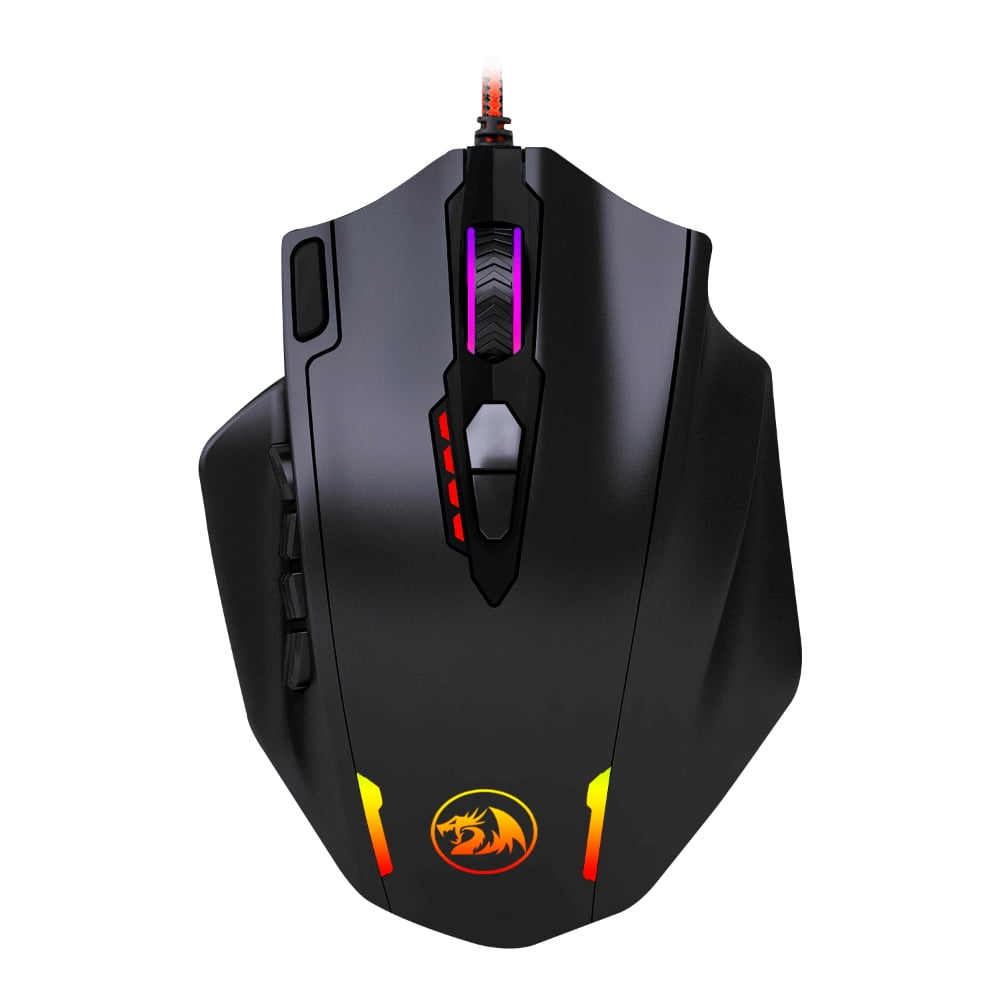 Mouse Gamer Redragon Impact M908 Rgb 18 Botones 12400 Dpi