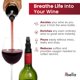 thumbnail image 4 of Aireador de vino TRIBELLA Classic Multi-Stream con estuche inoxidable, 4 of 8