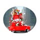 thumbnail image 1 of Cubierta de mesa Navidad Decoración para el hogar Ronda 47 "Novela Mantel Santa Claus, 1 of 5