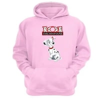 Genérico - Poleron Canguro 101 Perritos Manchas Rosa Talla Xs Unisex