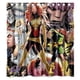 thumbnail image 1 of Cortina de ducha de X-Men Montage, juego de cortina de baño con ganchos, tamaño 66 x 72 pulgadas, 1 of 3