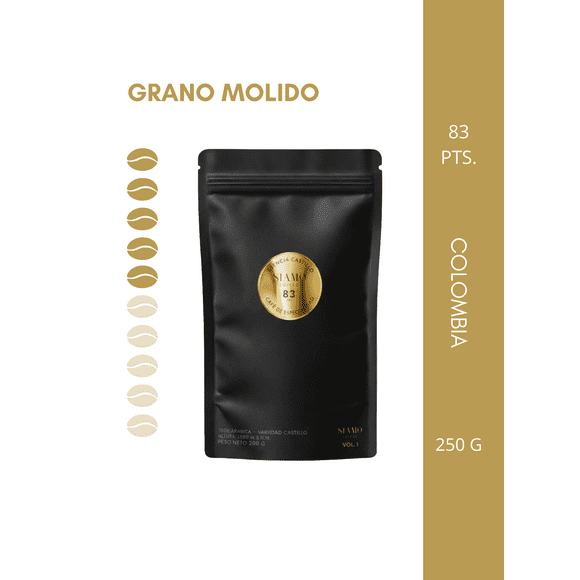 Café de especialidad Siamo - Colombia 250g, Grano Molido – Vol 1