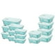 thumbnail image 1 of Set 15 Contenedores Hermeticos Alimentos De Vidrio Allegra, 1 of 1