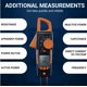 thumbnail image 4 of Medidor de Pinza Testo 770-3 TRMS Bluetooth para HVAC, 4 of 9