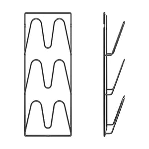 Bothyi - Organizador De Tapas De Ollas, 2 Piezas, Montado En Pared/Puerta, Para Pared, Tapa De Cacerola, Puerta De Armario