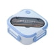 thumbnail image 2 of Bento Lunch Box Twocompartments Multifuncional Incorporado Pp Utensilio Set Azul, 2 of 3