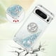 thumbnail image 3 of Funda Para Google Pixel 8 Pro Con Brillo Líquido, Protección Completa Y Soporte De Anillo Giratorio, 3 of 4