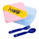 thumbnail image 4 of Hermético Kido con Cubiertos Libre de BPA Rosado - PS, 4 of 4
