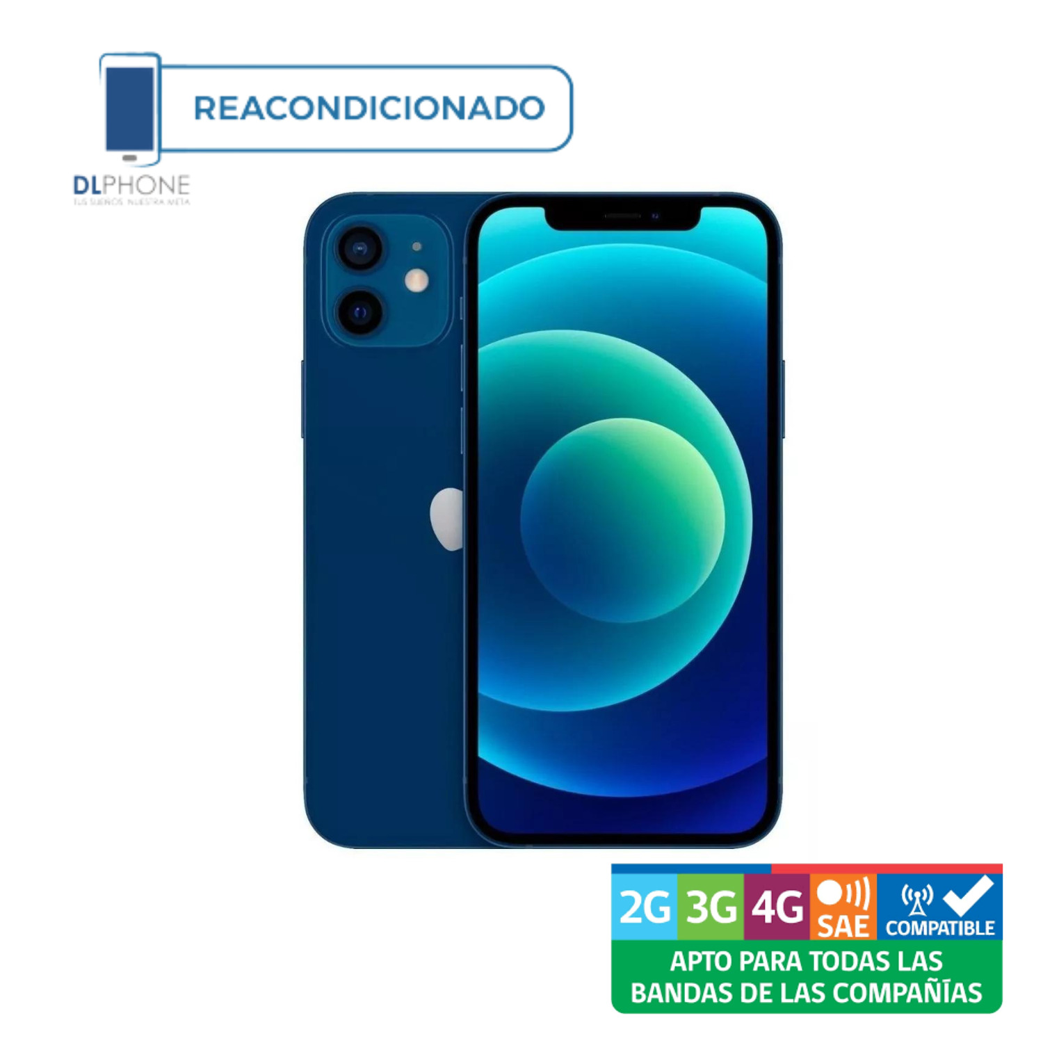 Apple - Iphone 12 Mini 128Gb Azul Reacondicionado