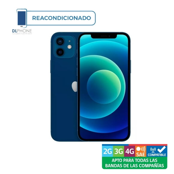 Iphone 12 MINI 128GB Azul Reacondicionado