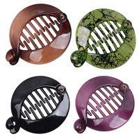 Ioensy - 4 Pinzas Para El Pelo De Plátano A La Moda, Horquillas De 4 Colores, Accesorios Para El Cabello C