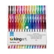 thumbnail image 1 of Plumas Gel KINGART 30 Colores Glitter Punta Fina 2,5 mm, 1 of 3