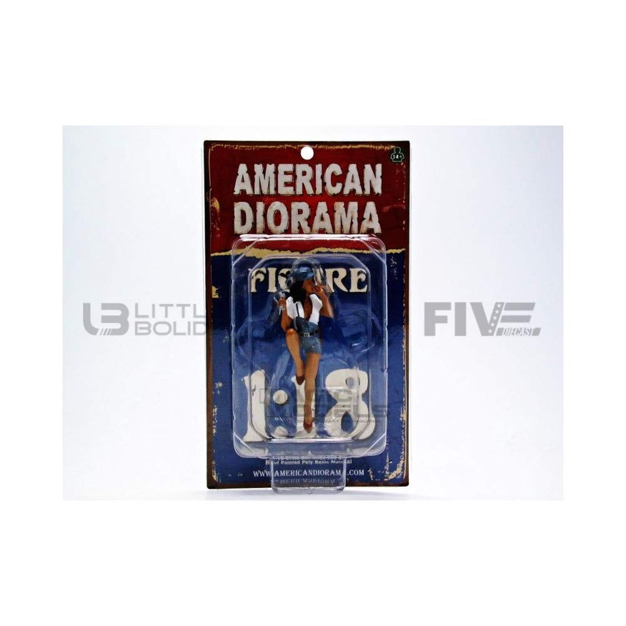 Figura American Diorama Lady Mechanic Jessie Para Escala 1/18