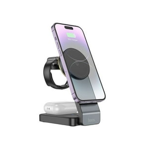 Estación De Carga Inalámbrica Magsafe 3 En 1 Hoco Cq3