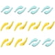 thumbnail image 1 of Ganchos de sujeción antideslizantes para las patillas de las gafas, de silicona, cómodos y elásticos, para gafas de sol, gafas deportivas (12 pares), 1 of 5