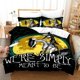 thumbnail image 1 of Halloween printed 3D Skull Christmas Bedding Sets ,exquisite Anime bed supplies set duvet cover bed comforter set bedding set Bed Sheets, 1 of 5