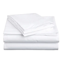 Genérico - Juego Sabanas Unicolor 1.5 Plaza Color Blanco