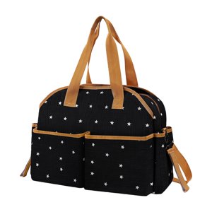 Bothyi - Bolso De Mano Para Pañales, Elegante Bolso De Hombro Para Viajes, Biberones, Regalos Para Baby Shower, Color Negro