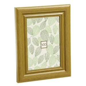 Vgo - Marco Plástico Simil Madera Beige 20X25 Cm