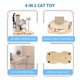 thumbnail image 2 of Juguete interactivo para gatos Marchul 4 en 1 con rascador y comedero, 2 of 8