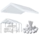 thumbnail image 1 of Cubierta de toldo para cochera Vanteriam 305 x 610 cm blanca impermeable, 1 of 7