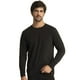 thumbnail image 1 of Camiseta Algodón Hombre Manga Larga Negra Talla S, 1 of 2