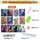 thumbnail image 5 of Kits de Arte con Diamantes CraftCraze Pack de 12 - 30 × 40 cm - 5D, 5 of 7