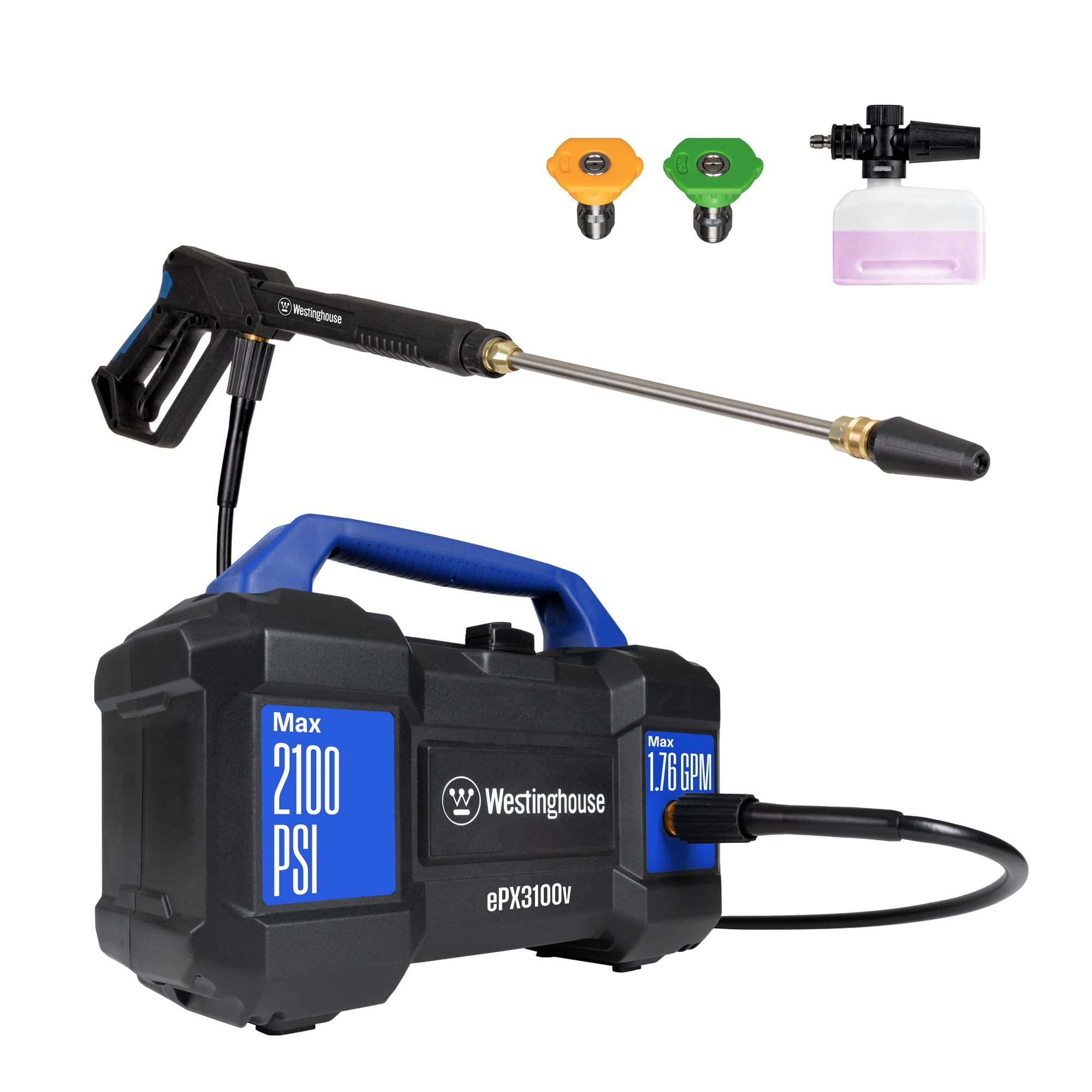 Westinghouse - Lavadora Eléctrica A Presión Epx3100v 2100 Psi 1 76 Gpm