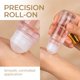 thumbnail image 4 of Botella PurYupearl de 50 ml con rodillo de vidrio y tapa dorada, 4 of 9