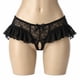 thumbnail image 1 of Colaless Tanga Sexy Con Abertura De Encaje Y Volados, 1 of 7