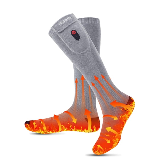 Calcetines con calefacción Venustas, recargables hasta 14 horas, para mujeres y hombres